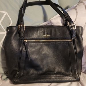 Classic black Kate Spade shoulder bag